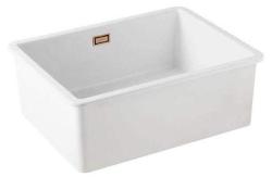 Ausmann Ceramic Mira Keramický biely drez - Podstavcový a medziúrový 795 x 460 mm s medenou zátkou 1208971467