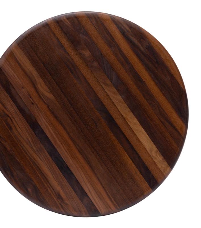 Woodsea Butcher Round - Okrúhla orechová doska na krájanie Ø50 cm 1208971533