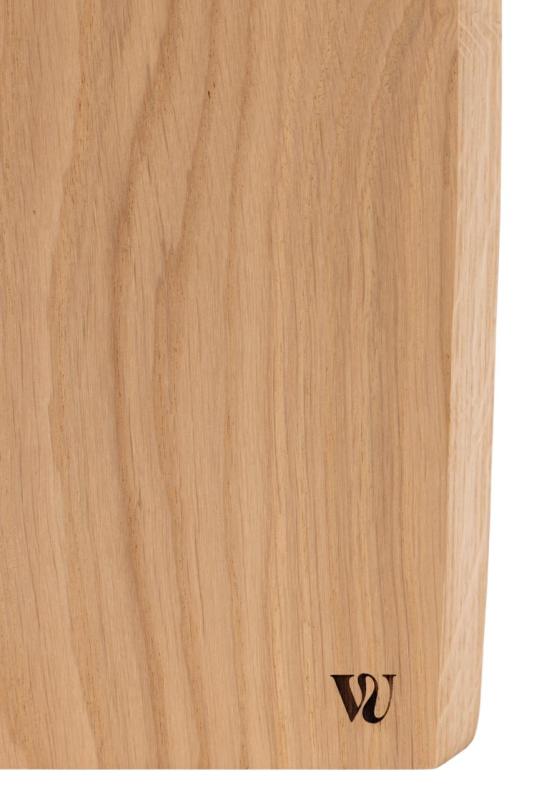 Woodsea Chop-Chop Oak S - Dubová doska na krájanie 25x24cm s koženou rukoväťou 1208971539