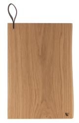 Woodsea Chop-Chop Oak M - Dubová Krájací Doska 35x24cm s koženou rukoväťou 1208971540