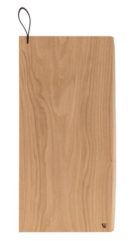 Woodsea Chop-Chop Oak XL - Dubová Doska na Krájanie 50x24cm s koženou rukoväťou 1208971542