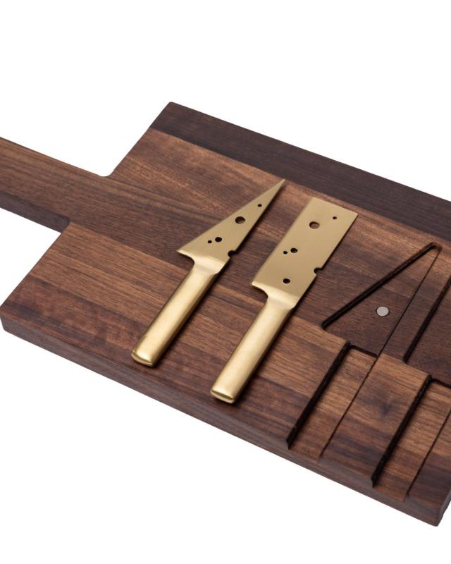 Woodsea Cheese Walnut S - Orechové Drevená Syrová Doska 42x20cm 1208971558