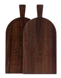 Woodsea Mask Walnut - Orechové maskovacie a servírovacie dosky z orechového dreva 38x19 cm 1208971561