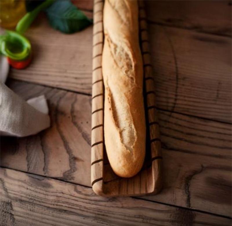 Woodsea Boardette - Doska na krájanie a podávanie francúzskeho bagetu z jaseňového dreva 640x100 mm 1208971570