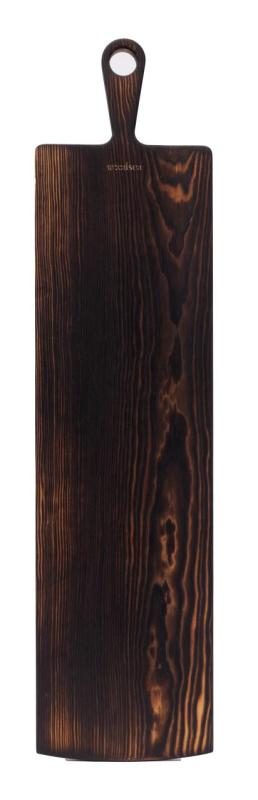 Pálený borovicový Woodsea Pine L - Doska na krájanie z borovicového dreva 20x82 cm 1208971577