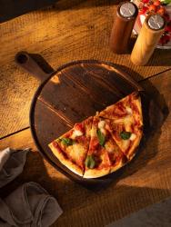 Spálený Borovicový Drevený Doska na Pizzu 47x35 cm 1208971580