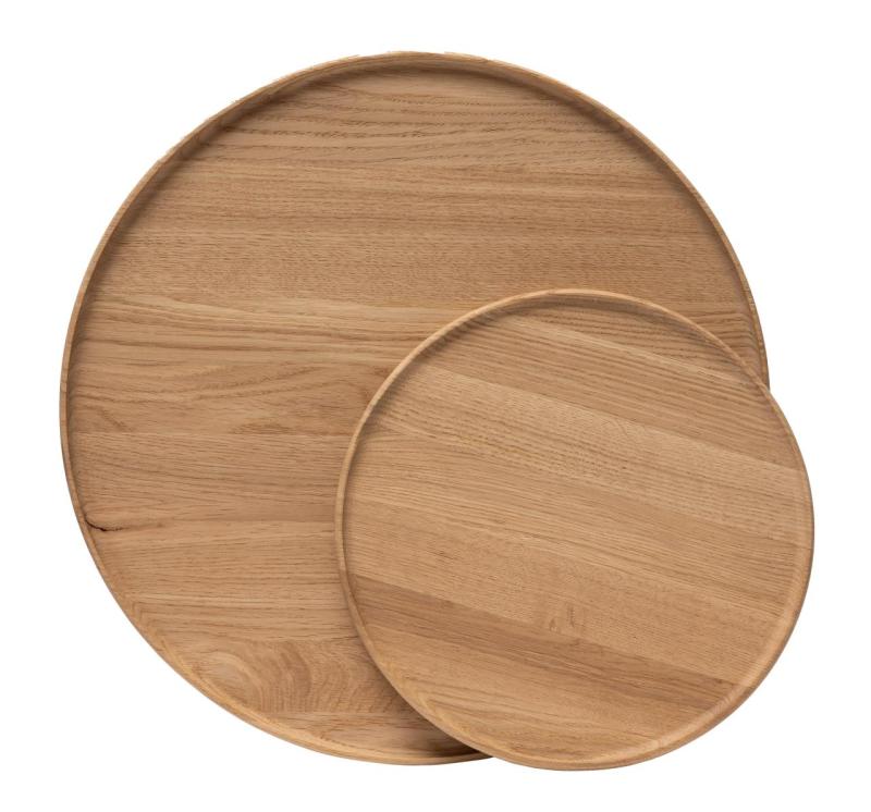 Woodsea Serving S - Dubová podnos Okrúhly Ø30 cm 1208971587