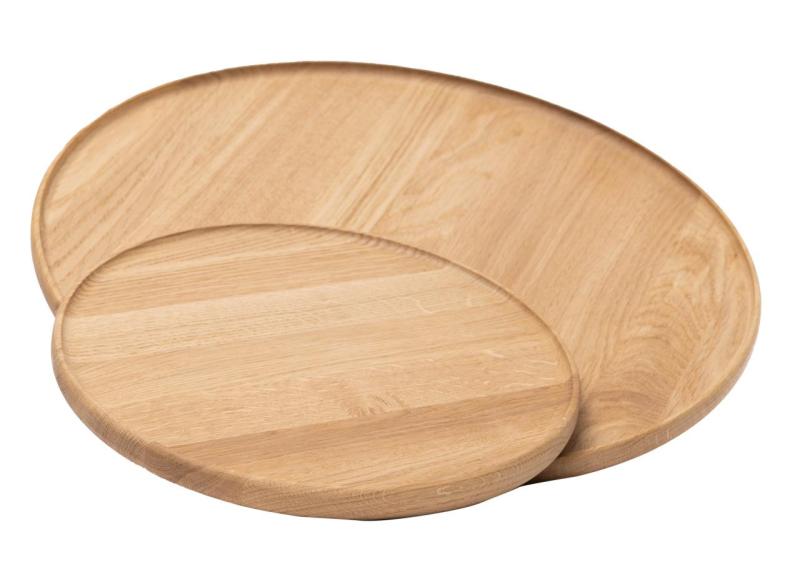 Woodsea Serving S - Dubová podnos Okrúhly Ø30 cm 1208971587