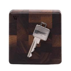 Woodsea End Grain Walnut - Kľúčnik z orechového dreva 9x9 cm 1208971601