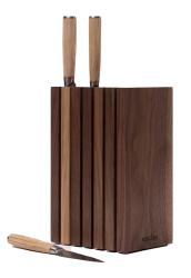 Woodsea Block Walnut S - Orechový Nôž držiak Blok 13x8 cm 1208971608
