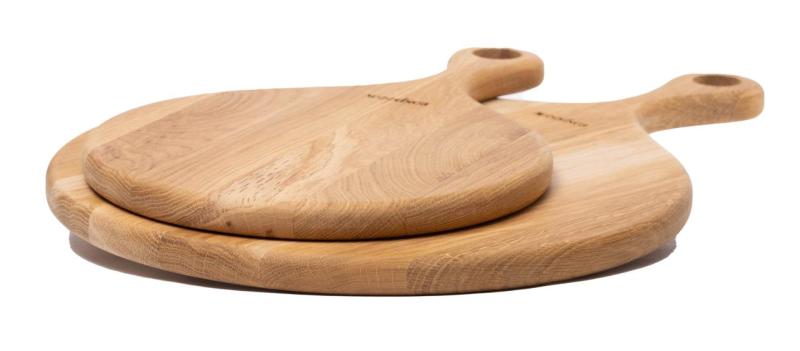Woodsea Native S - Dubová Pizza doska Okrúhla Ø25x2 cm 1208971611