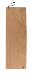 Woodsea Serving S - Dubová podávacia doska 55x17 cm s koženou rukoväťou 1208971615