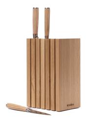 Woodsea Block Oak S - Dubový Držiak na Nože Blok 13x8 cm 1208971617