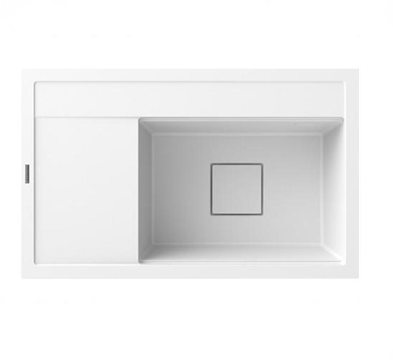 Graniteland Seta Granitový Biely Umyvadlový Stôl 80x50 cm 1208971618