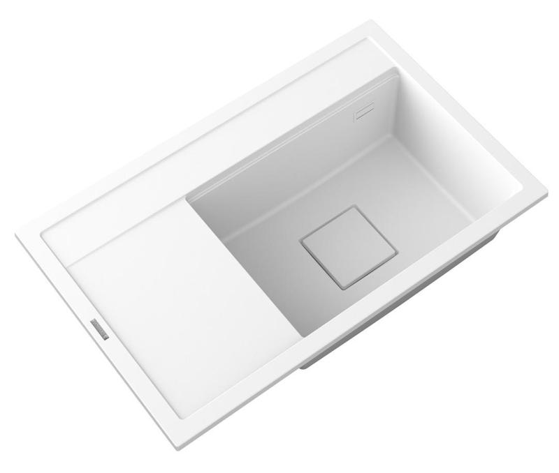 Graniteland Seta Granitový Biely Umyvadlový Stôl 80x50 cm 1208971618