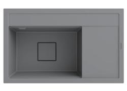 Graniteland Seta Granitový Sivý Umyvadlo na povrch 80x50 cm 1208971621