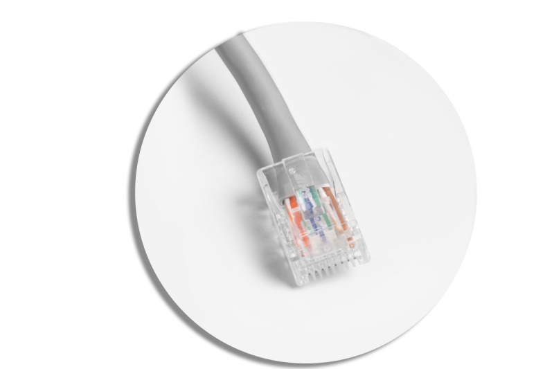 Nábytková zásuvka MULTISOFT, 2xSHUKO, USB A+C, RJ45, kábel 1,5 m, biela