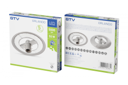 LED záhradný-parkový svietidlo ORLANDO, 50 W, 5000 lm, 4000K, AC180-250V, IP65