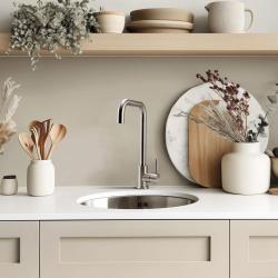 Pure.Sink Rondo Nerezový okrúhly drez na zapustenie, podstavbu a montáž na dosku, 37 cm, RD375-SS