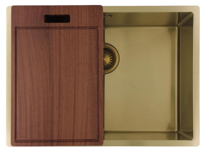 Pure.Sink Luxion Zlatý drez 55x40 cm podstavný, zapustený a nadstavbový PLX5540-60