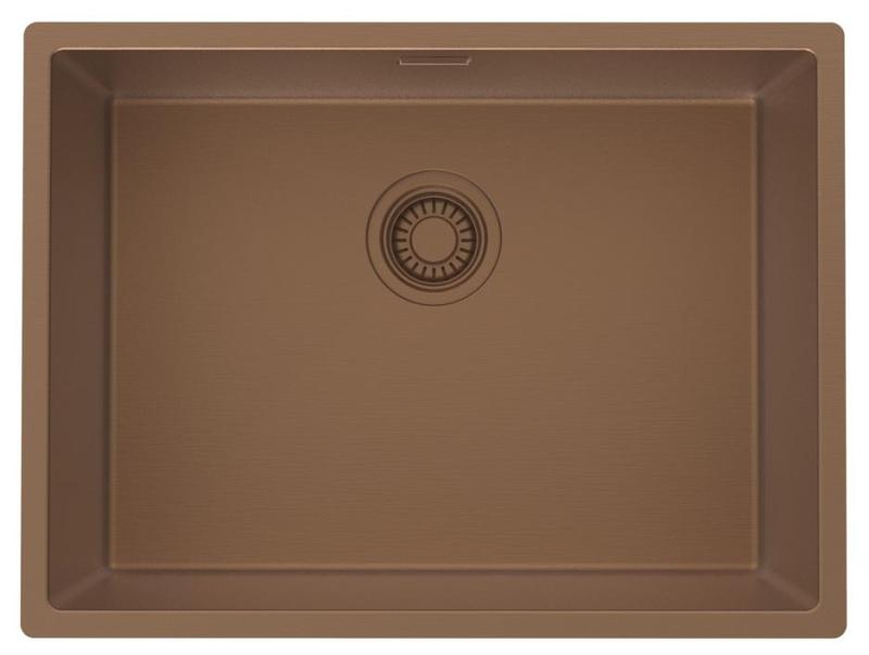 Pure.Sink Luxion Copper sink 55x40 cm undermount, flush mount, and surface mount PLX5540-62