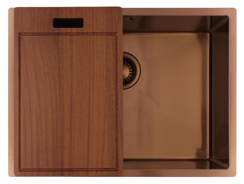 Pure.Sink Luxion Medený drez 55x40 cm podstavný, zapustený a nadstavný PLX5540-62