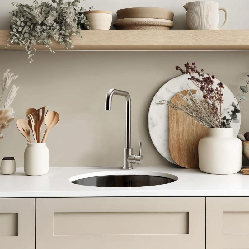 Pure.Sink Rondo Gun metal Kruhový drez na rovnú montáž, spodnú montáž a hornú montáž 38 cm PRN38-61