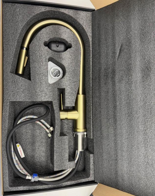 Pure.Sink Elite Steel Stream-S kuchynská batéria PVD medená s vytiahnutým výlevom PS8045-62