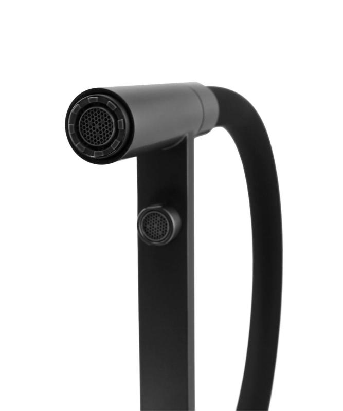 Pure.Sink Elite Steel Flex 3-cestný PVD kefa zlato kuchynská batéria s flexibilným výtokom a filtrovanou vodou PS8110-60