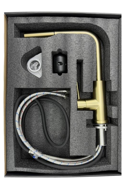 Pure.Sink Elite Steel Pulse-S kuchynská batéria PVD medená s výsuvným výlevkom a sprejovacím režimom PS8500-62