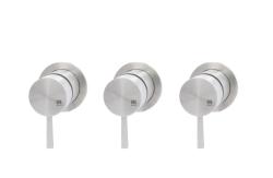 MURO TUA Nástenná batéria s 2 uzávermi, chróm M1.B34.R.CR