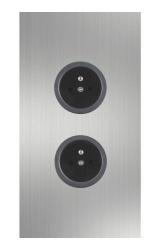 Indux Corner Energetický stĺp s 2 zásuvkami Penaarde RVS 1208972277