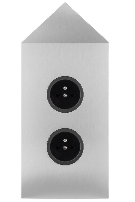 Indux Corner Energetická stĺpik s 2 zásuvkami Penaarde Hoek RVS 1208972284