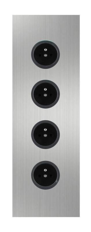 Indux Corner Energetická stĺpiková zásuvka so 4 zásuvkami Penaarde RVS 1208972304