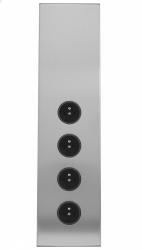 Indux Corner Energetická stĺpiková zásuvka so 4 zásuvkami Penaarde RVS 1208972308