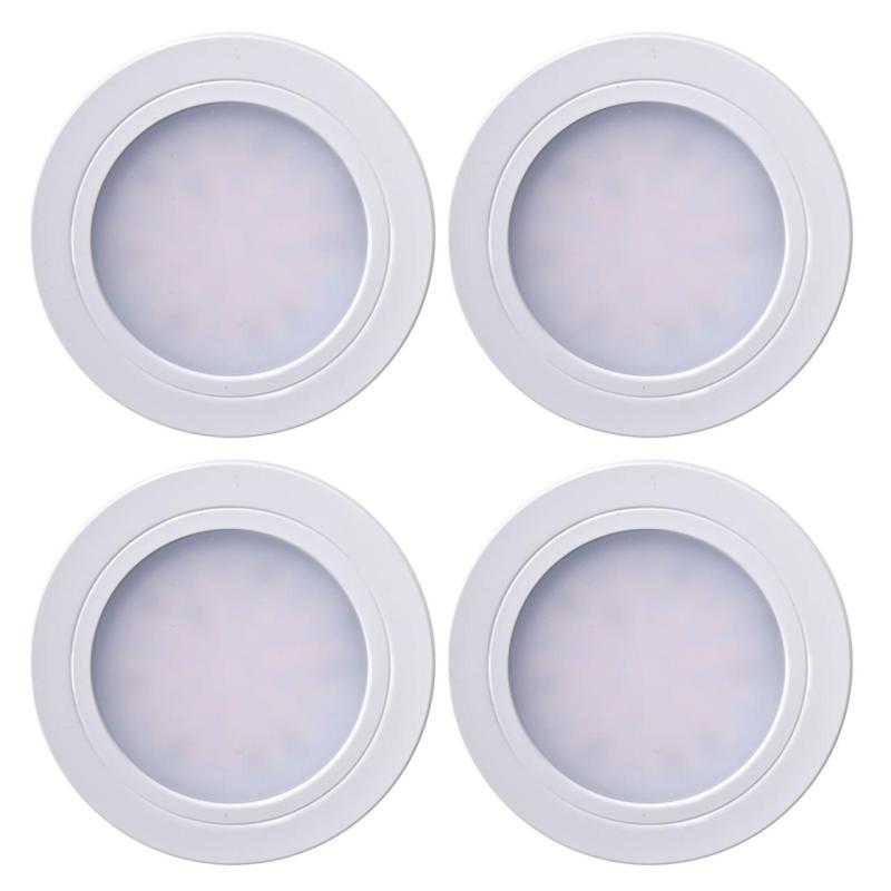 Indux Luma malá vstavaná kuchynská LED Spot Set 4 reflektory s LED ovládačom Biela 1208972377