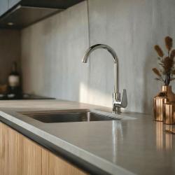 Aquanello Casa Chromová jednopáková kuchynská batéria CR-1201-CS