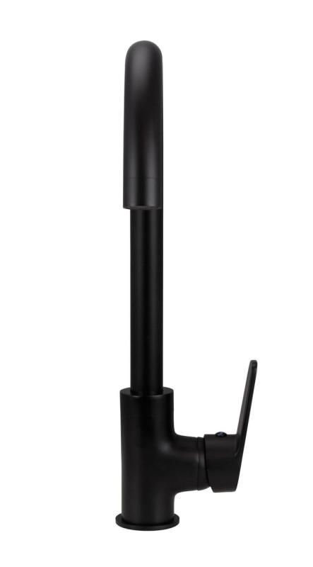 Aquanello Casa Čierna jednopáková kuchynská batéria BL-1201-CS