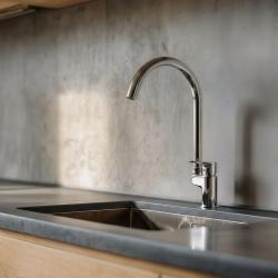 Aquanello Casa Kuchynská batéria Chróm s hornou rukoväťou CR-1202-CS