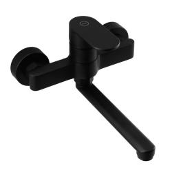 Aquanello Casa Jednopáková kuchynská batéria čierna s výtokom 20 cm BL-1420-CS