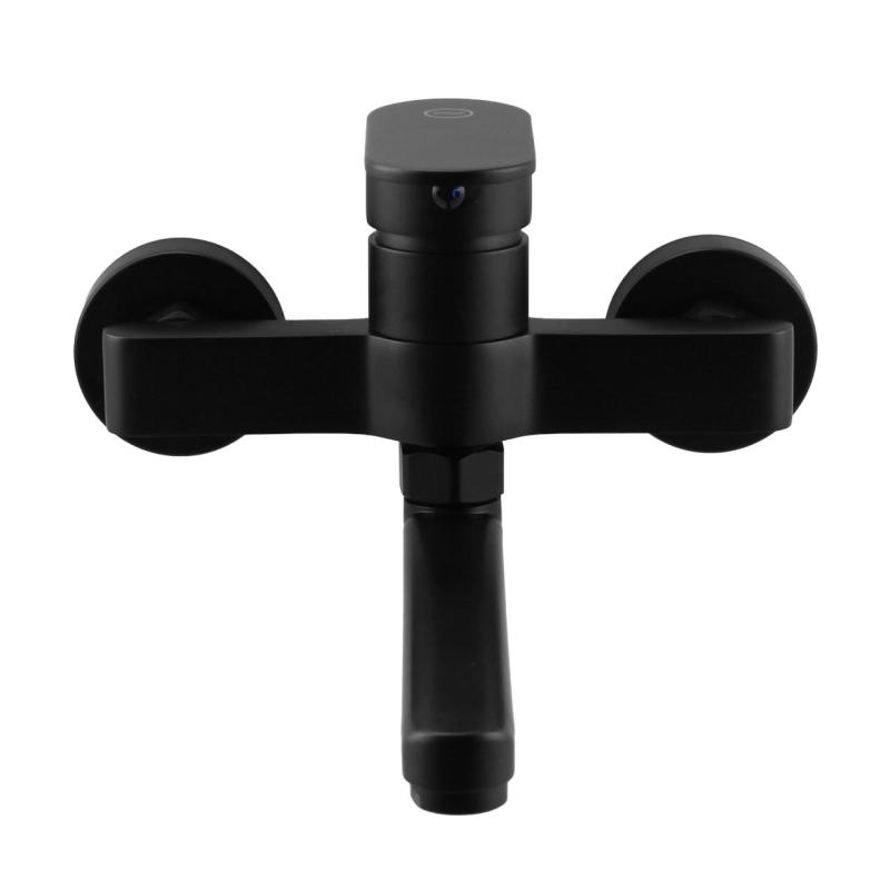 Aquanello Casa Jednopáková kuchynská batéria čierna s výtokom 25 cm BL-1425-CS