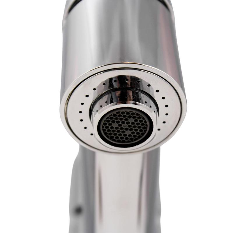 Aquanello Voss Kuchynská batéria Chróm s výsuvnou hubicou a sprchovou funkciou CR-7200-VS