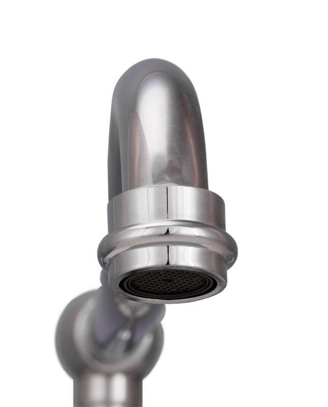 Aquanello Heritage Manor Klasická kuchyňa Nostalgický most Kuchynský kohútik Chróm s bielou rukoväťou CR-0010-HM