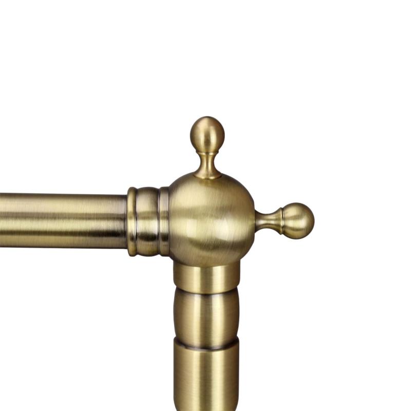 Aquanello Heritage Ascot Klasická kuchyňa Nostalgický kuchynský kohútik Bronz s pravouhlým výtokom BN-4002-HA