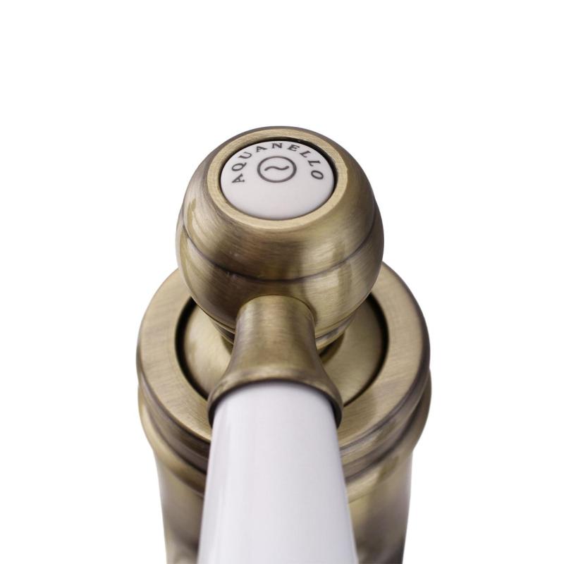 Aquanello Heritage Manor Klasická nostalgická batéria k umývadlu Bronz BN-1001-HM