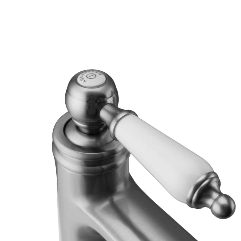 Aquanello Heritage Manor Klasický nostalgický umývadlový batériový kohútik z nehrdzavejúcej ocele NB-1001-HM