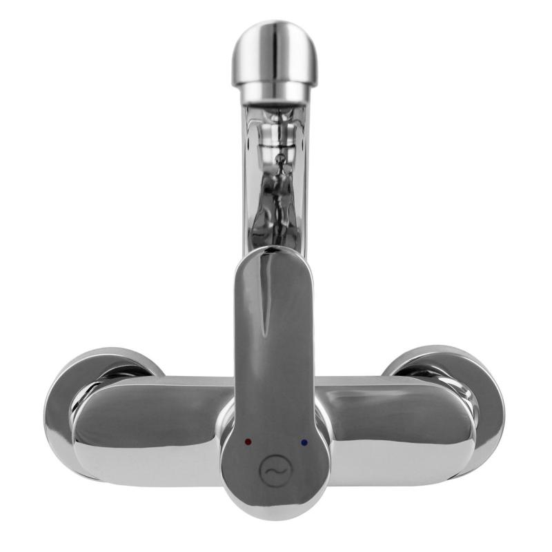 Aquanello Casa Kuchynský nástenný kohútik s horným výtokom Chróm CR-1003-CS