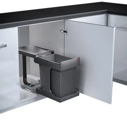 Hailo Solo vstavaný odpadkový kôš od šírky skrinky 40 cm 2325