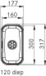 Franke drez Largo LAX 110.16 podstavba 1120157551